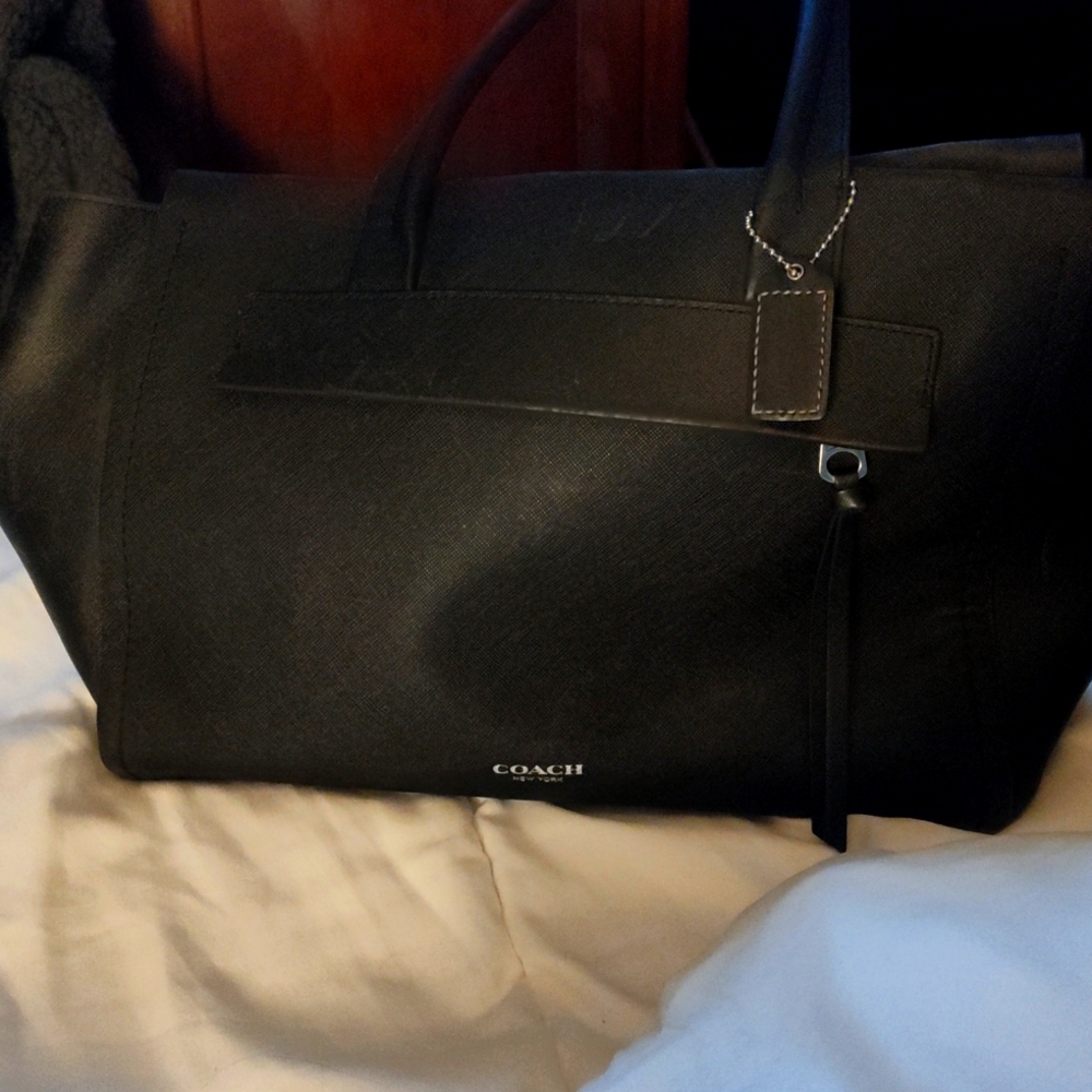 Coach hand bag black